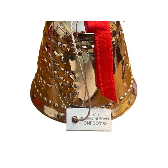 Vintage 1997 Carlton Cards Heirloom Collection Silvery Bell New in Box - Picture 5 of 5